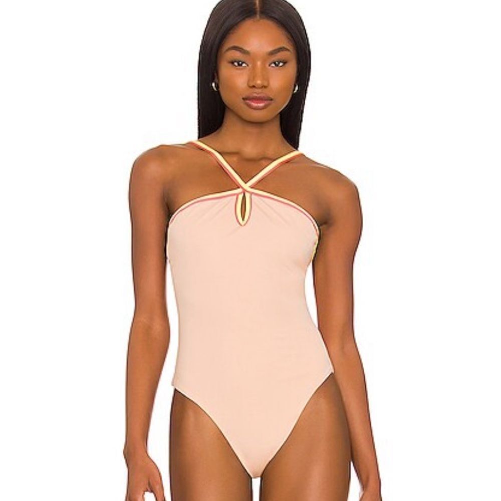 NWT Boamar Revolve Ciana One Piece Swimsuit in Urban Taupe Medium